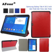 4 màu sắc Siêu Mỏng Cho Samsung Galaxy Tab 4 10.1 SM-T530 SM-T531 SM-T535 Smart Cover có từ tính tự động Tắt mở lên LazadaMall