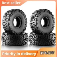 4 Miếng 120Mm 1.9Inch Cao Su Lốp Bánh Xe Phụ Kiện Cho 1 / 10 RC Xe Bánh Xích TRX4 D90 Trục SCX10 90046 II III Redcat