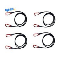 4 Miếng Cắm Trại Ngoài Trời Đàn Hồi Lều Dây Đi Bộ Đường Dài Hành Lý Ràng Buộc Dây Co Giãn Đai Phụ Kiện Cắm Trại
