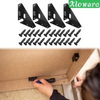 4 Miếng Dán Chịu Lực Hạng Nặng Khớp Chốt Dễ Dàng Lắp Đặt Giá Đỡ Góc Thép Hình Bẫy Mã Góc Cho Ghế Tủ Bàn Giường