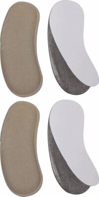 4 miếng lót gót giày vải êm chân, lót đệm gót