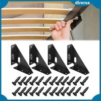 4 Miếng Nặng Gusset Khớp Bẫy Mã Góc Dễ Dàng Lắp Đặt Thép Dày Chân Đế Góc Nẹp Cho Ghế Giường