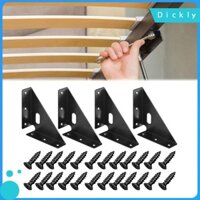 4 Miếng Nặng Gusset Khớp Bẫy Mã Góc Dễ Dàng Lắp Đặt Thép Dày Chân Đế Góc Nẹp Cho Ghế Giường