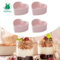 4 Miếng Ramekins Bộ Lò Nướng Gốm An Toàn Ramekin Bát Nhúng Nước Sốt Món Sứ Creme Ramekins Pudding Cốc Custard