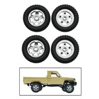 4 Miếng RC Lốp Xe Nâng Cấp RC Phụ Kiện Bánh Xe Cao Su Lốp Thay Thế Cho MN82 82S LC79 1: 12 RC Mẫu Xe DIY Sửa Đổi