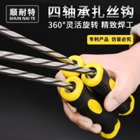 4 móc buộc thép, móc buộc công nhân, móc buộc thép có ren, móc buộc thép mới, móc buộc dây thép WOJC