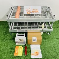 4 món Máy ấp trứng gà ánh dương P100 + Khay đảo tự động + Đèn pin soi trứng (Tặng úm cao cấp)