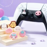 4 Mũ kẹp ngón tay cái dễ thương Tương thích với bộ điều khiển PS5 PS4 Switch PRO