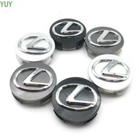 4 Mũ trung tâm bánh xe 62MM cho Lexus Vành bánh xe Trung tâm Logo Kiểu dáng xe