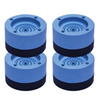4 Pcs/Set Anti-Vibration Pads Rubber Noise Reduction Vibration Anti-Walk Foot Mount for Washer and Dryer Adjustable Height Washing Machine Mat