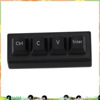 4 Phím Bàn Phím Lập Trình Công Tắc Đỏ Ctrl C V Nhập Bàn Phím Cơ Mini Hỗ Trợ NKRO Cho Văn Phòng Chơi Game Dễ Dàng Cài Đặt Màu Đen A youyilu