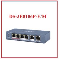 4-port 10/100Mbps Unmanaged PoE Switch HIKVISION DS-3E0106P-E/M