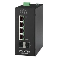 4-port Gigabit Ethernet + 2-port SFP Switch Layer 2 Managed VOLKTEK MEN-3406