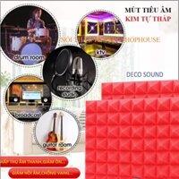 4 Tấm mút tiêu âm.Cách âm. Hình gai KTT . Kích thước 50*50cm dày 5cm