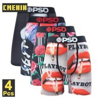 4 Thời Trang In Hình Nam Quần Lót Boxer Nam Quần Lót Boxers Nam Gợi Cảm Người Boxer Quần Đùi