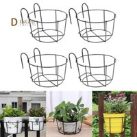 4 Treo Lan Can Người Trồng Chậu Hoa Giá Đỡ Cây Sắt Hàng Rào Kim Loại Chậu Đứng Gắn Ban Công Giỏ