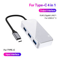 4 Trong 1 Hub USB Loại C Đa Năng USB 3.0 HDMI Adapter Cho Macbook Pro USB-C Bộ Chia cổng Loại C HUB