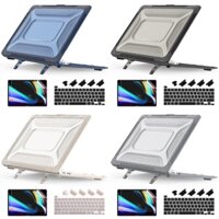 [4 trong 1] Vỏ bảo vệ KickStand họa tiết bóng đá mới về cho vỏ MacBook Air Pro 13 14 15 16 inch M4 M2 M3 M1 chip A3112 A3401 A3113 A3114 A2681 A2918 A2991 A2337 A2338