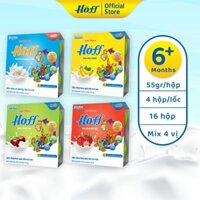 [4 vỉ 16 hộp]Sữa chua Hoff dành cho bé từ 6 tháng