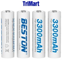 4 Viên pin sạc AA 1.2V Ni-Mh dung lượng 3300mAh – BESTON