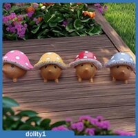 4 Vườn Nhím Tượng Thu Nhỏ Các Bức Tượng Nhỏ Trang Trí Sân Vườn Cho Lò Sưởi Khách Sạn Bãi Cỏ Nhà Hàng Công Viên