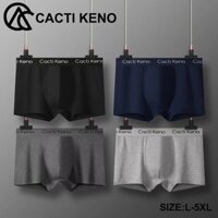 4 Xương Rồng Keno Plus Kích Thước Võ Sĩ Quần Short Nam cotton Thoải Mái Quần Lót L-5XL