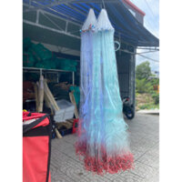 40-50m Lưới 3 màng thái lan chân đỏ chì nặng chìm  cước 0.14-0.20