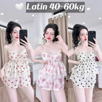 [40-60kg][Hàng QC] Đầm ngủ Lụa latin cúp ngực viền voan có mút ngực sexy quyến rũ - 2CE HAI CHỊ EM Homewear