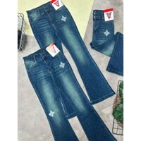 40-70kg Quần jeans nữ thêu hoa đính đá