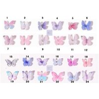 40 Charm Bướm Phụ Kiện Nail Butterfly - HOT  - TRANG TRÍ SƠN MÓNG TAY CHÂN -  STORE Ken93 Ken93[sale99]