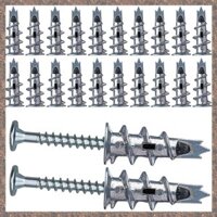40 Chiếc Kim Loại Tự Lái Neo Thạch Cao Đế Có Ốc Vít 4.5 x 35 Mm Cho Thạch Cao Một Lớp Và Hai Lớp