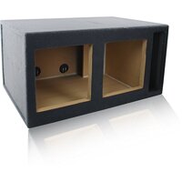 4.0 Cu. Ft. Ported/Vented MDF Sub Woofer Enclosure Box for Car Subwoofer(s) (4.0 ft^3 @ 32Hz) | Premium MDF Construction | Made in U.S.A. (Dual 12&...