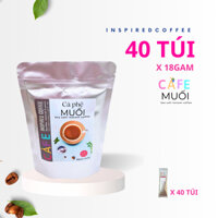 (40 GÓI) Cà phê muối hòa tan, cafe muối chuẩn vị Huế từ Inspiredcoffee