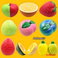 [40 MẪU] SQUISHY ĐẠI to lớn (30-->40CM) ,NẶNG 1-->2KG đề tài hoa quả, động vật
