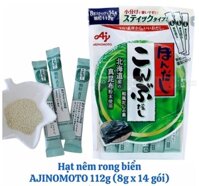 (400) AJINOMOTO hạt nêm rong biển - Gói lẻ