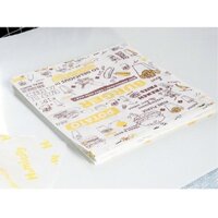 400 tờ  giấy gói hamburger chống thấm dầu 29 x 28 cm