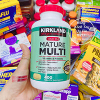 400 viên Mature Multi Kirkland hàng chuẩn Mỹ bổ sung Vitamin khoáng chất cho người trên 50 tuổi