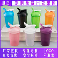 400ml Cốc lắc di động, cốc protein bột, cốc milkshake, chai nước thể thao, cốc lắc nhựa có logo in