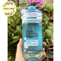 400ml - Nước tẩy trang Garnier Micellar Cleansing Water cho da dầu và mụn - XANH DƯƠNG