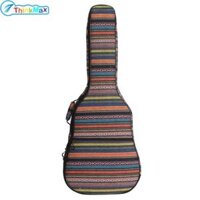 40/41 inch Guitar Điện trường hợp dân tộc kiểu đan âm nhạc Acoustic ghi ta cổ điển dày nội bộ ba lô chống nước