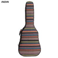 40/41 inch Guitar Điện trường hợp dân tộc kiểu đan âm nhạc Acoustic ghi ta cổ điển dày nội bộ ba lô chống nước
