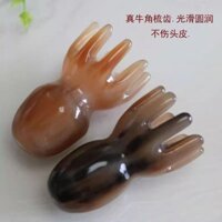 4066 người được khen ngợi] Lược massage bạch tuộc kinh tuyến trắng wat4066 người Khen ngợi] Đầu sừng Bạch tuộc massage kinh tuyến lược trắng Đầu sừng trâu Lược chữa bệnh Răng rộng Lược bạch tuộc da đầu tự nhiên 3.33G