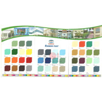 407 SƠN NƯỚC BÓNG,ĐA MÀU (MÀU NHẠT) 4L