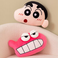 40cm Crayon Shin-chan Waniyama San Gối Đáng Yêu Nhồi Bông Phong Cách Nhật Bản Ném Gối Sofa Giường Anime Lưng Đệm