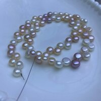 40cm Phong Cách Mới Tự Nhiên Nước Ngọt Ngọc Trai Hỗn Hợp Màu Bánh Mì Hạt Rời Hạt Vòng Cổ Vòng Tay Bán Thành Trang Sức Tự Làm Phụ Kiện Handmade