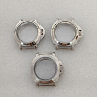 40mm Chất Lượng Cao Cấp Tay Cầm Sang Trọng Bảo Vệ Đồng Hồ Bằng Thép Không Gỉ Dành Cho Nhật Bản NH35 / 36 / 4R / 7S Phong Trào Tất Cả Cát Đánh Bóng Đồng Hồ Phần