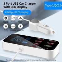 40W 8 Ports Fast USB Car Charger Type C QC3.0 PD Fast Charging USB Charger Mobile Phone Charger Adapter For xiaomi huawei samsung