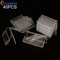 40x Giá đỡ hiển thị biển hiệu Acrylic Mini Giá đỡ thẻ tên [chamer]