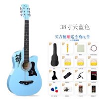 ❁41 inch 38 guitar thực hành piano dân gian acoustic để gửi phụ kiện dạy học trọn bộ