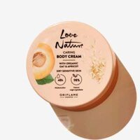 41262 Oriflame – Kem dưỡng thể Oriflame Love Nature Caring Body Cream with Organic Oat and Apricot Quả Mơ và Yến Mạch hữu cơ